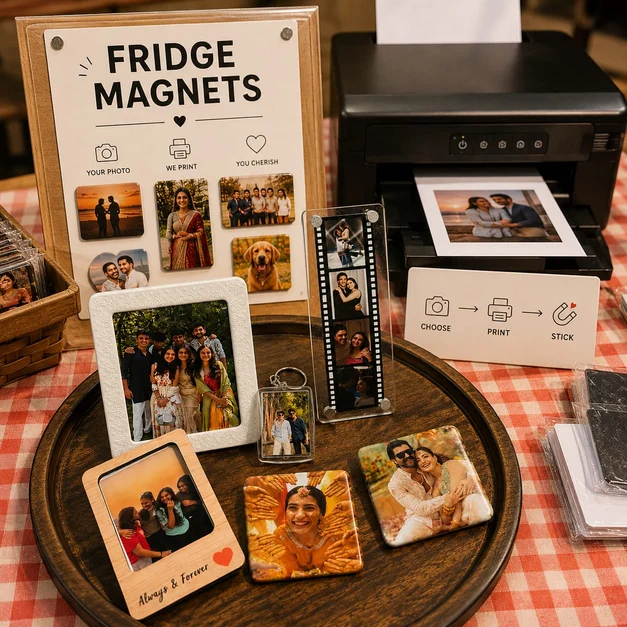 Live Photo Fridge Magnets experience by Vassum Live